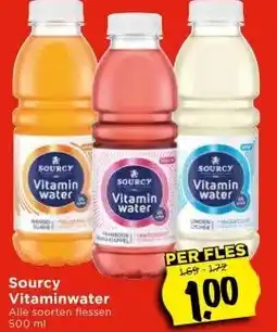 Vomar Voordeelmarkt Sourcy Vitaminwater aanbieding