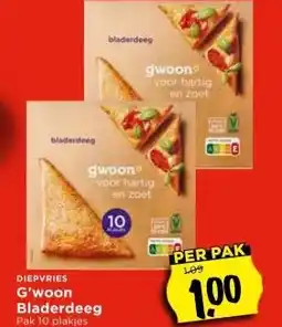 Vomar Voordeelmarkt G'woon Bladerdeeg aanbieding