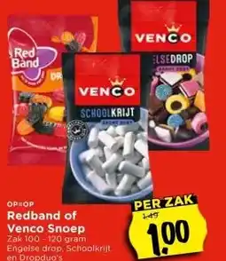 Vomar Voordeelmarkt Redband of Venco Snoep aanbieding