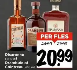 Vomar Voordeelmarkt Disaronno of Drambuie of Cointreau aanbieding
