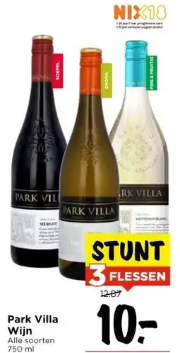 Vomar Voordeelmarkt Park Villa Wijn aanbieding