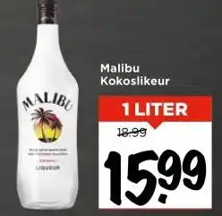 Vomar Voordeelmarkt Malibu Kokoslikeur aanbieding