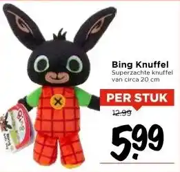 Vomar Voordeelmarkt Bing Knuffel aanbieding