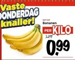 Vomar Voordeelmarkt Bananen. aanbieding