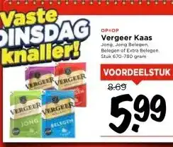 Vomar Voordeelmarkt Vergeer Kaas aanbieding