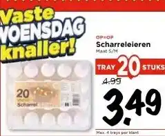 Vomar Voordeelmarkt Scharreleieren Maat S/M. aanbieding