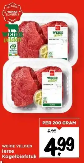 Vomar Voordeelmarkt lerse Kogelbiefstuk aanbieding