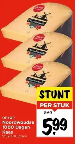 Vomar Voordeelmarkt Noordwoudse 1000 Dagen Kaas aanbieding