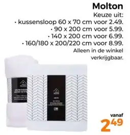 Trekpleister Molton aanbieding