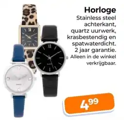 Trekpleister Horloge aanbieding
