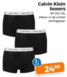 Trekpleister Calvin Klein boxers aanbieding