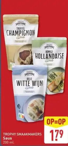 ALDI Trophy smaakmakers Saus aanbieding
