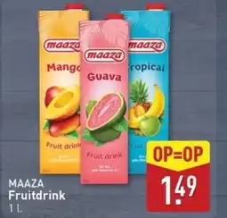 ALDI Maaza fruitdrink aanbieding
