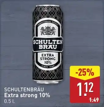 ALDI Schultenbräu Extra strong 10% aanbieding
