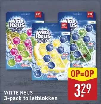 ALDI Witte reus 3-pack toiletblokken aanbieding