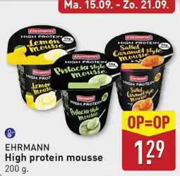 ALDI Ehrmann High protein mousse aanbieding