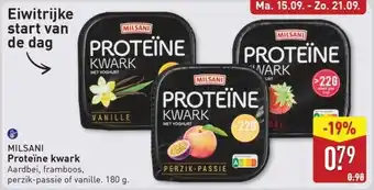 ALDI Milsani Proteïne kwark aanbieding