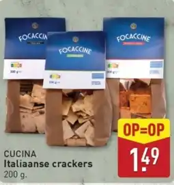 ALDI Cucina Italiaanse crackers aanbieding