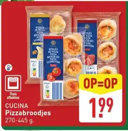 ALDI Cucina Pizzabroodjes aanbieding
