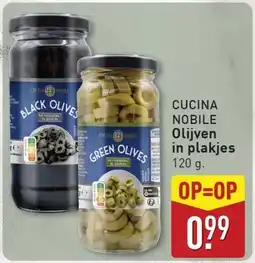 ALDI Cucina nobile olijven in plakjes aanbieding
