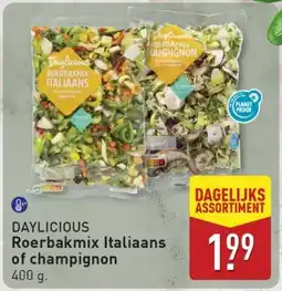 ALDI Daglicious roerbakmix italiaans of champignon aanbieding