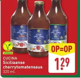 ALDI Cucina siciliaanse cherrytomatensaus aanbieding
