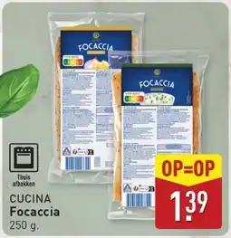 ALDI Cucina focaccia aanbieding