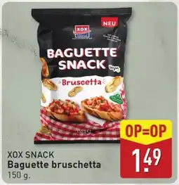 ALDI XOX SNACK Baguette bruschetta aanbieding