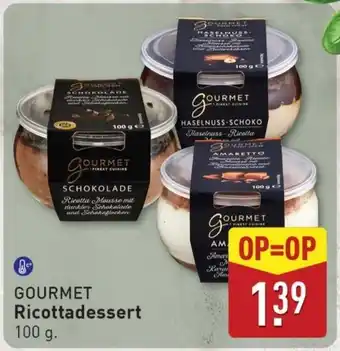 ALDI Gourmet ricottadessert aanbieding