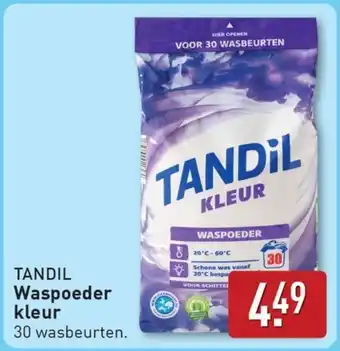 ALDI Tandil waspoeder kleur aanbieding