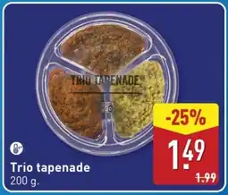 ALDI Trio tapenade aanbieding