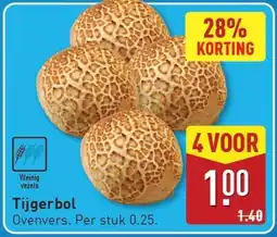 ALDI Tijgerbol aanbieding
