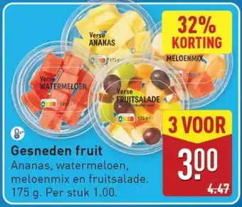 ALDI Gesneden fruit aanbieding