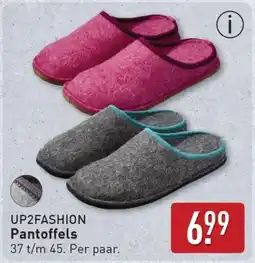 ALDI UP2FASHION Pantoffels aanbieding