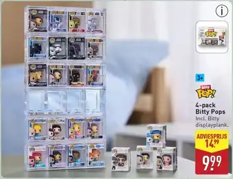 ALDI Bitty Pops 4-pack aanbieding