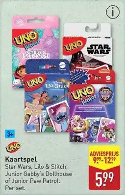ALDI UNO Kaartspel aanbieding