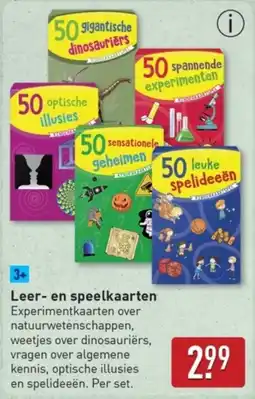 ALDI Leer- en speelkaarten aanbieding