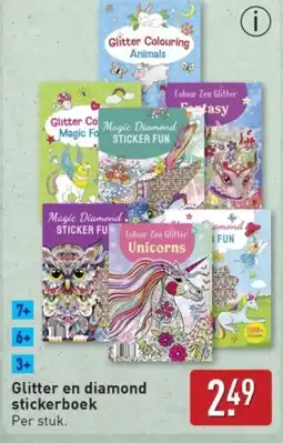 ALDI Glitter en diamond stickerboek aanbieding
