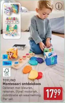 ALDI Toylino montessori ontdekdoos aanbieding