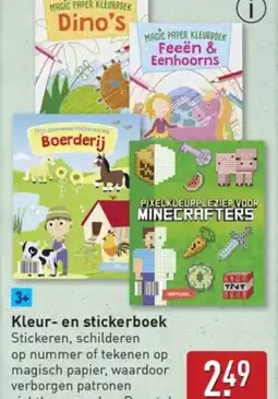ALDI Kleur- en stickerboek aanbieding