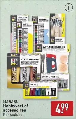 ALDI Marabu hobbyverf of accessoires aanbieding