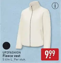 ALDI Up2fashion fleece vest aanbieding
