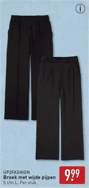 ALDI Up2fashion broek met wijde pijpen aanbieding