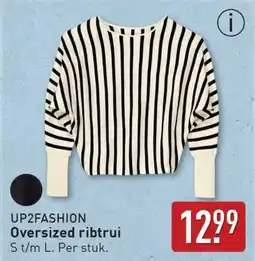 ALDI Up2fashion oversized ribtrui aanbieding
