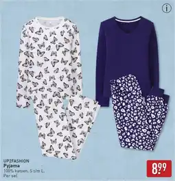ALDI Up2fashion pyjama aanbieding