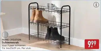 ALDI Home creation schoenenrek aanbieding