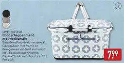 ALDI Live in style boodschappenmand met koelfunctie aanbieding