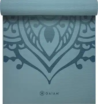 Bol.com Gaiam Niagara Yoga Mat - Blauw - 173 X 61 X Cm aanbieding