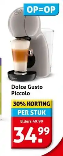 Hoogvliet Dolce Gusto Piccolo aanbieding