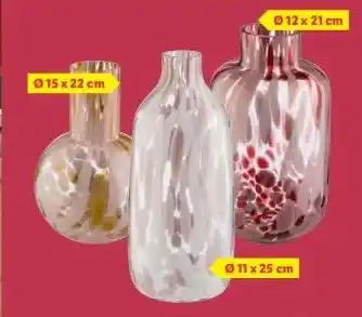 Lidl Glazen vaas aanbieding